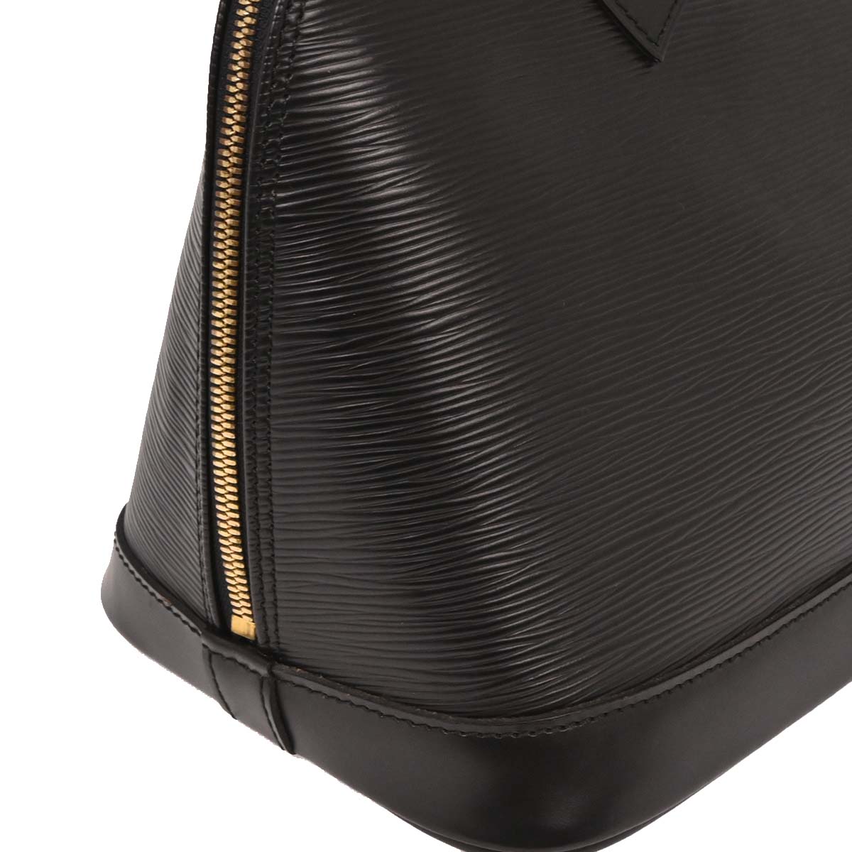 Louis Vuitton Black Epi Alma Handbag M52142