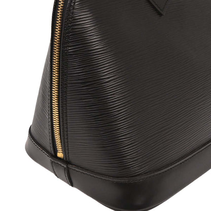 Louis Vuitton Black Epi Alma Handbag M52142