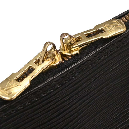 Louis Vuitton Black Epi Alma Handbag M52142