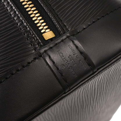Louis Vuitton Black Epi Alma Handbag M52142