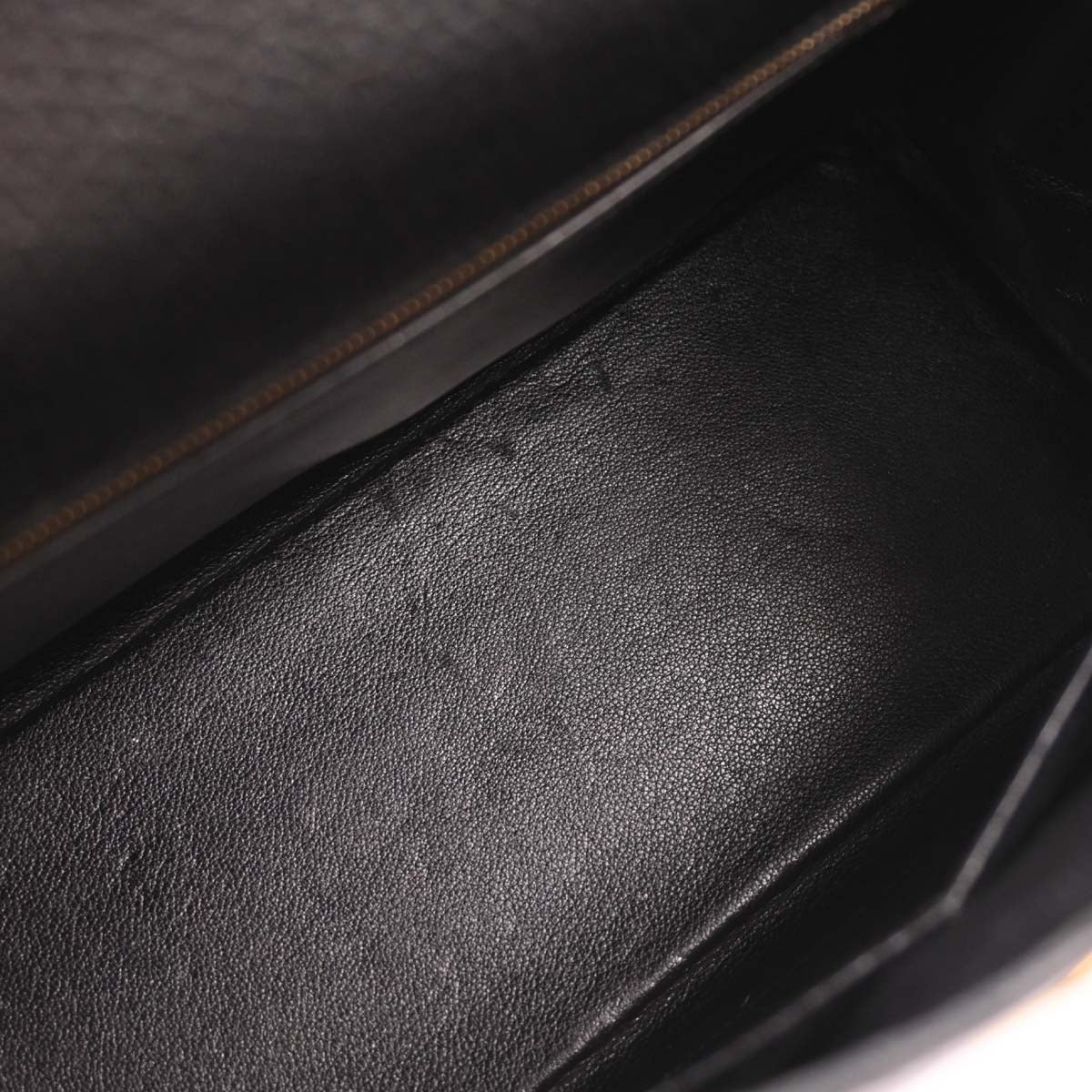 Hermes Black Ardennes Kelly 28 Retourne 2way Shoulder Handbag