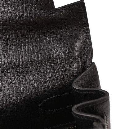 Hermes Black Ardennes Kelly 28 Retourne 2way Shoulder Handbag