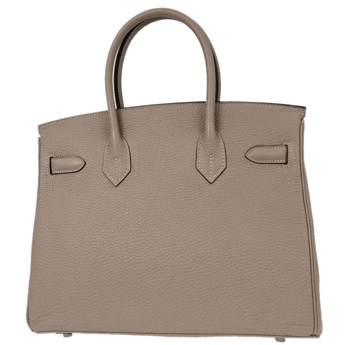 Hermes Gris Tourterelle Togo Birkin 30 Handbag