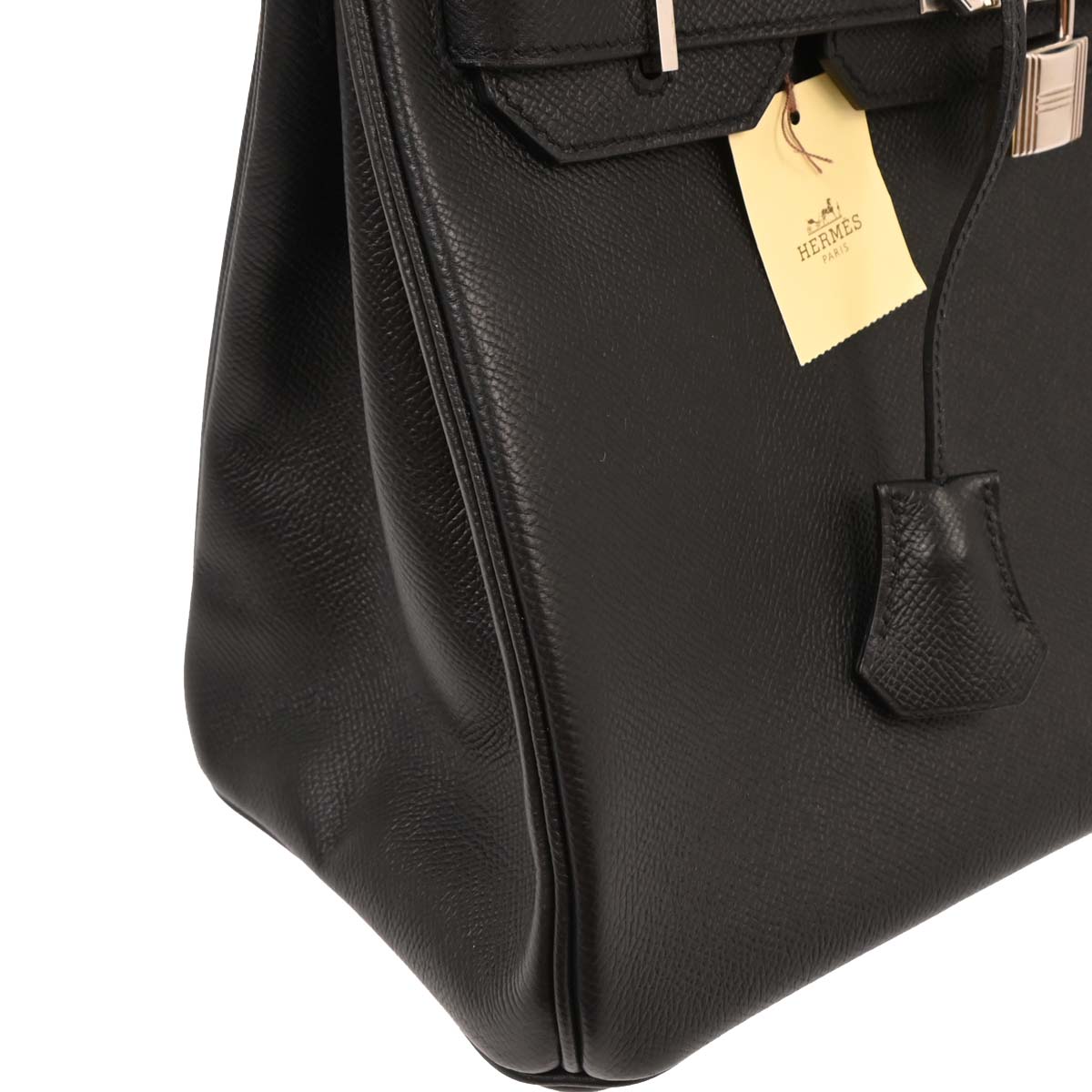 Hermes Black Epsom Birkin 30 Handbag