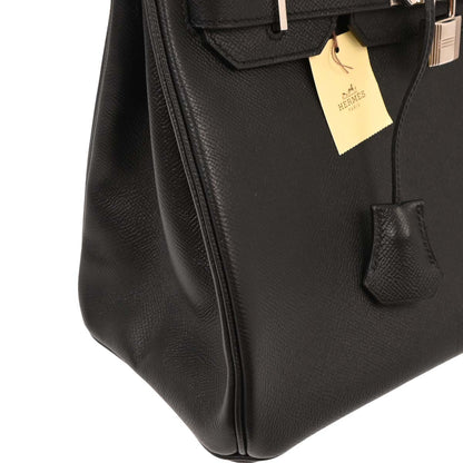 Hermes Black Epsom Birkin 30 Handbag
