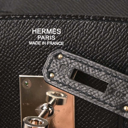 Hermes Black Epsom Birkin 30 Handbag