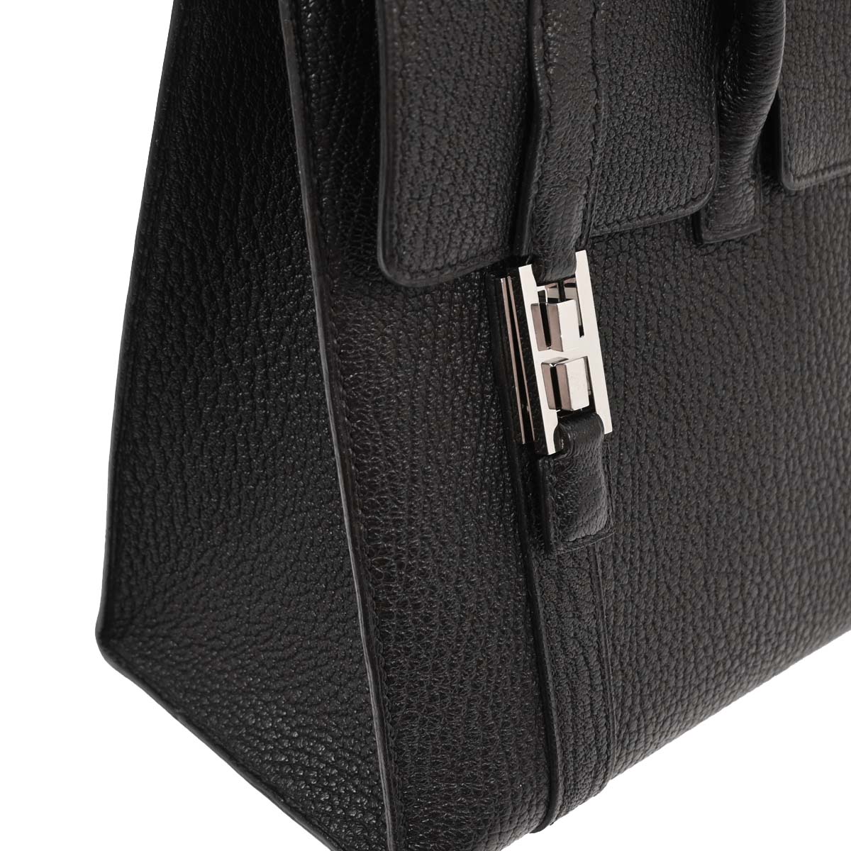Hermes Black Chevre Myzore Drag 2 32 Handbag