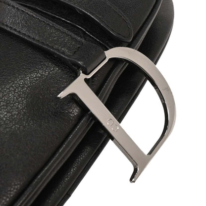 Christian Dior Black Saddle Handbag
