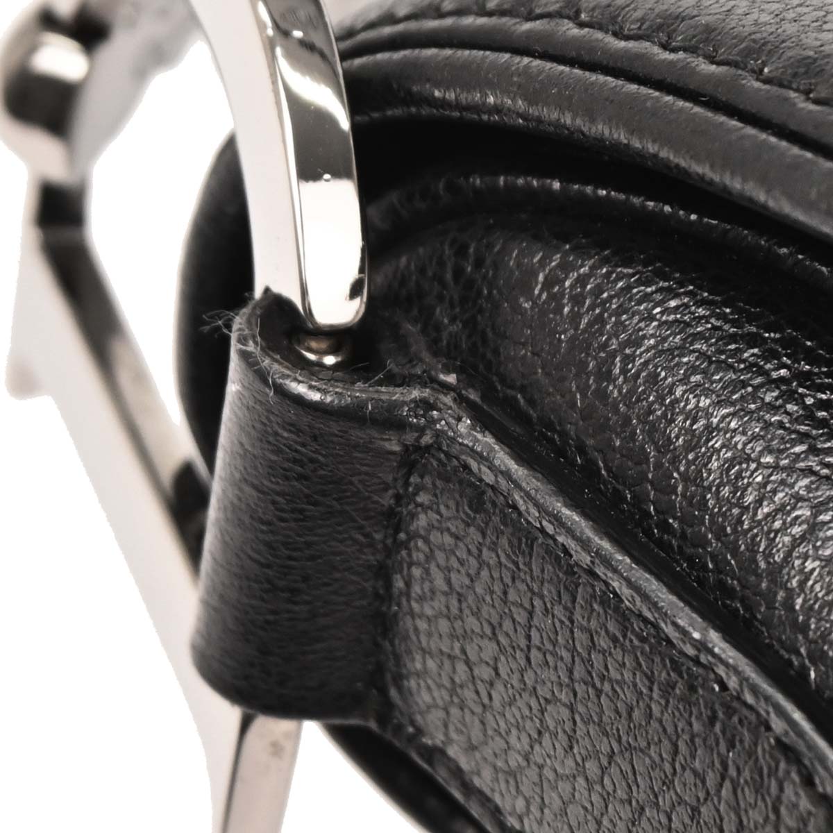 Christian Dior Black Saddle Handbag