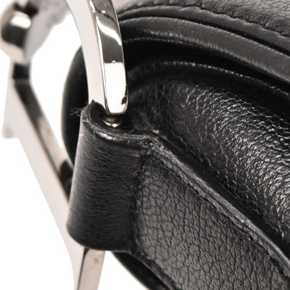 Christian Dior Black Saddle Handbag
