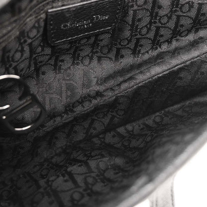 Christian Dior Black Saddle Handbag