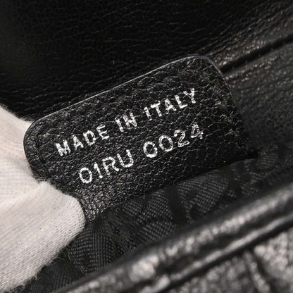 Christian Dior Black Saddle Handbag