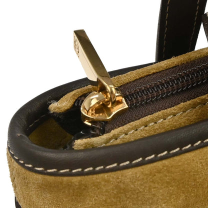 Loewe Beige Suede Tote Handbag