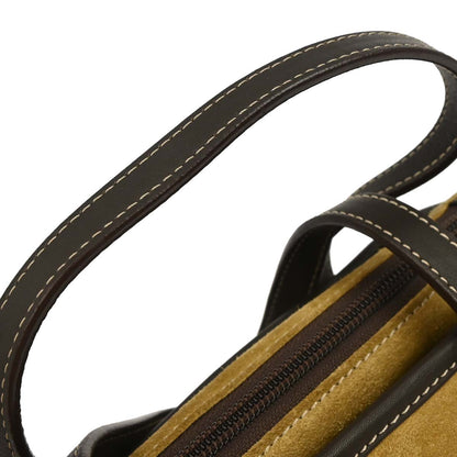 Loewe Beige Suede Tote Handbag
