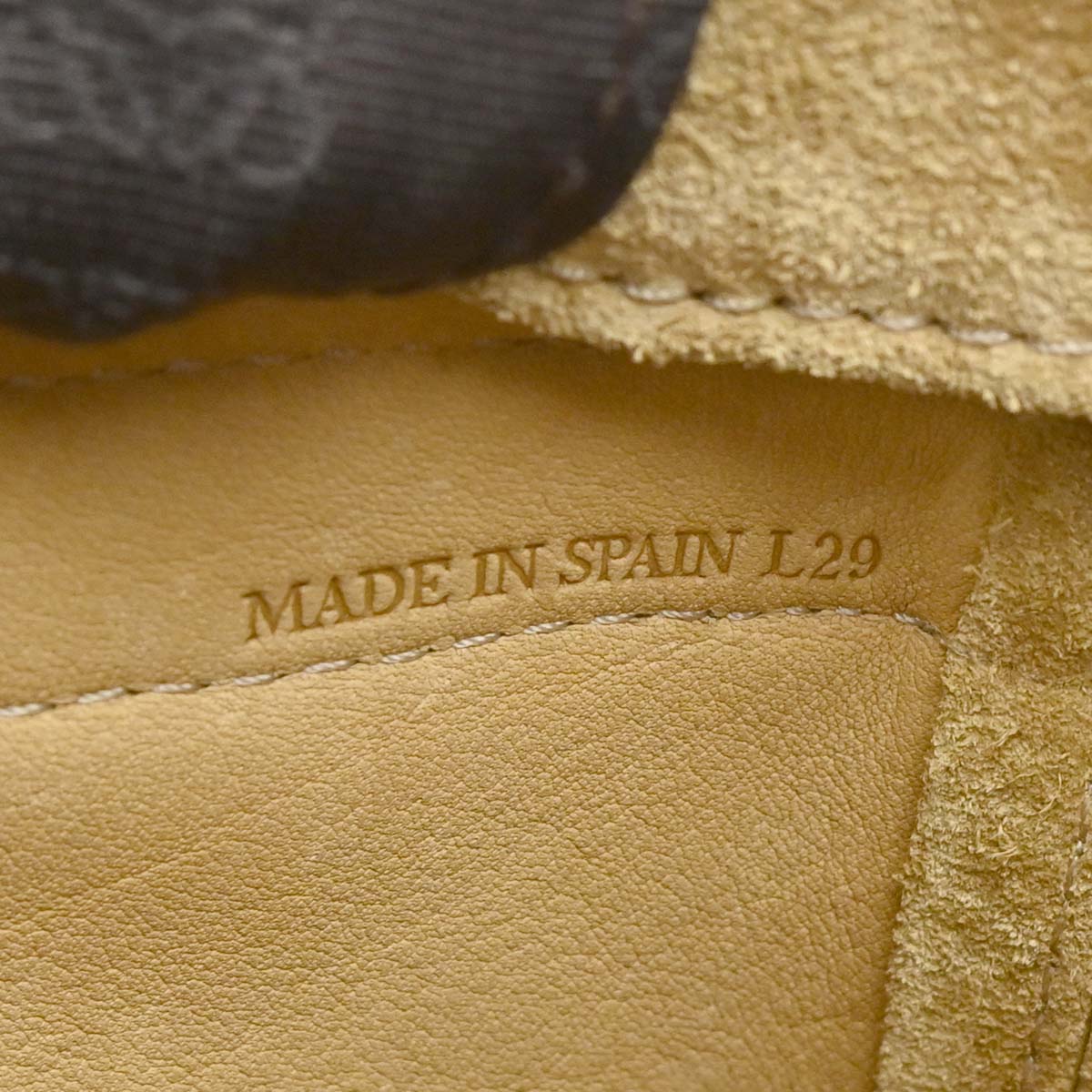 Loewe Beige Suede Tote Handbag