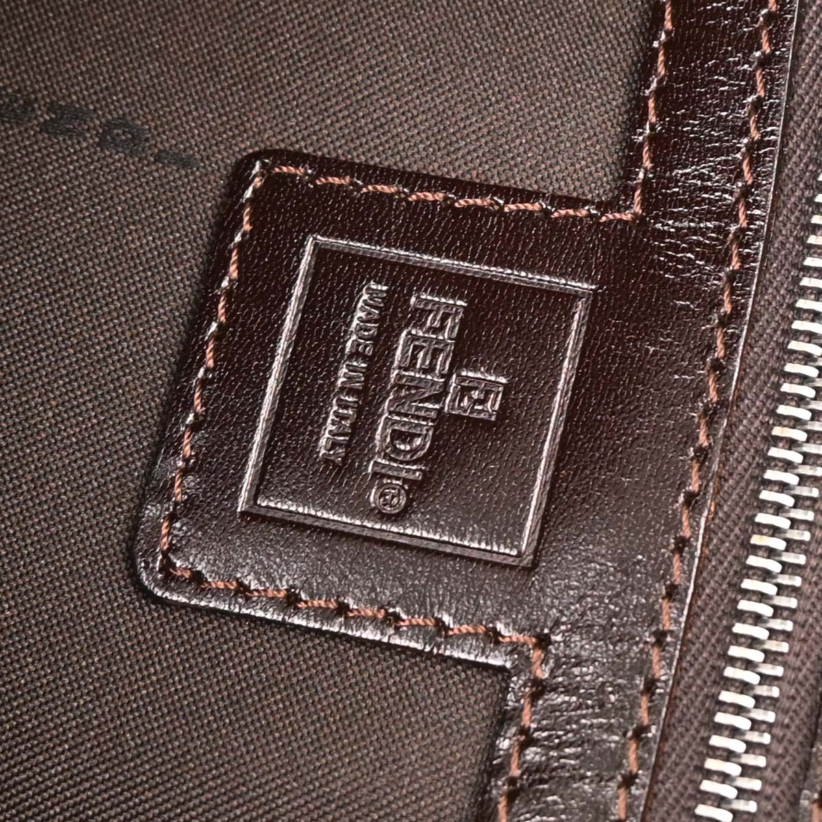 Fendi Brown Zucca Handbag
