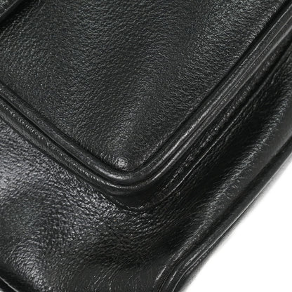 Gucci Black Pigskin Bamboo Backpack