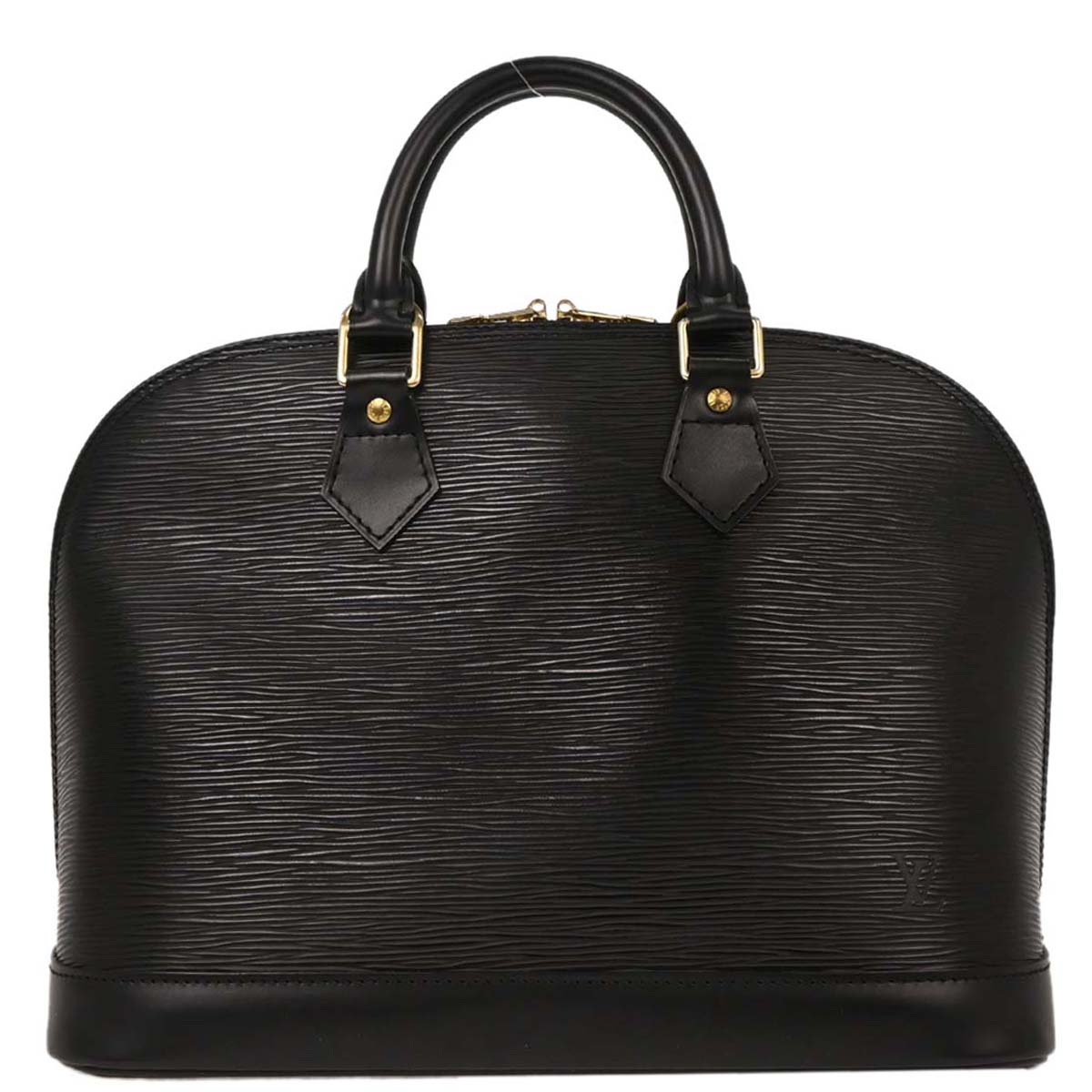 Louis Vuitton Black Epi Alma Handbag M52142