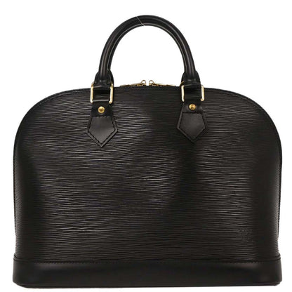 Louis Vuitton Black Epi Alma Handbag M52142