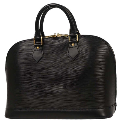 Louis Vuitton Black Epi Alma Handbag M52142