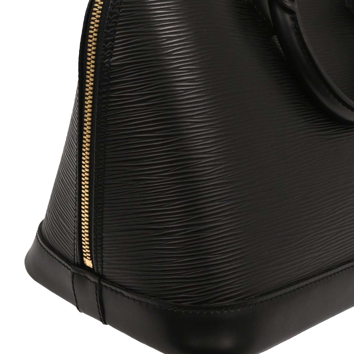 Louis Vuitton Black Epi Alma Handbag M52142
