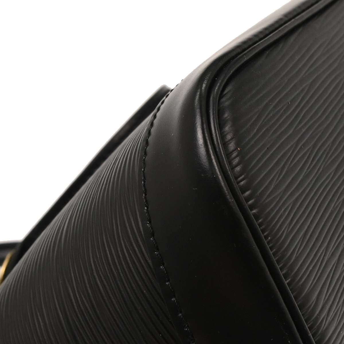 Louis Vuitton Black Epi Alma Handbag M52142