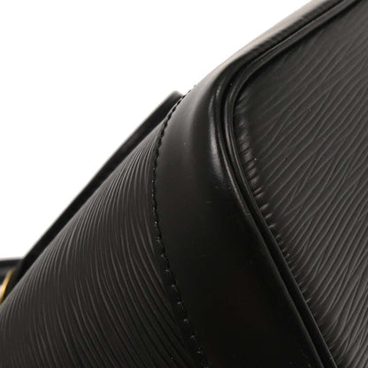 Louis Vuitton Black Epi Alma Handbag M52142