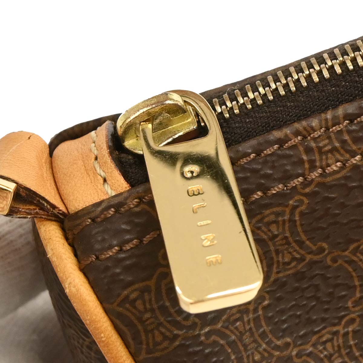 Celine Brown Macadam Handbag