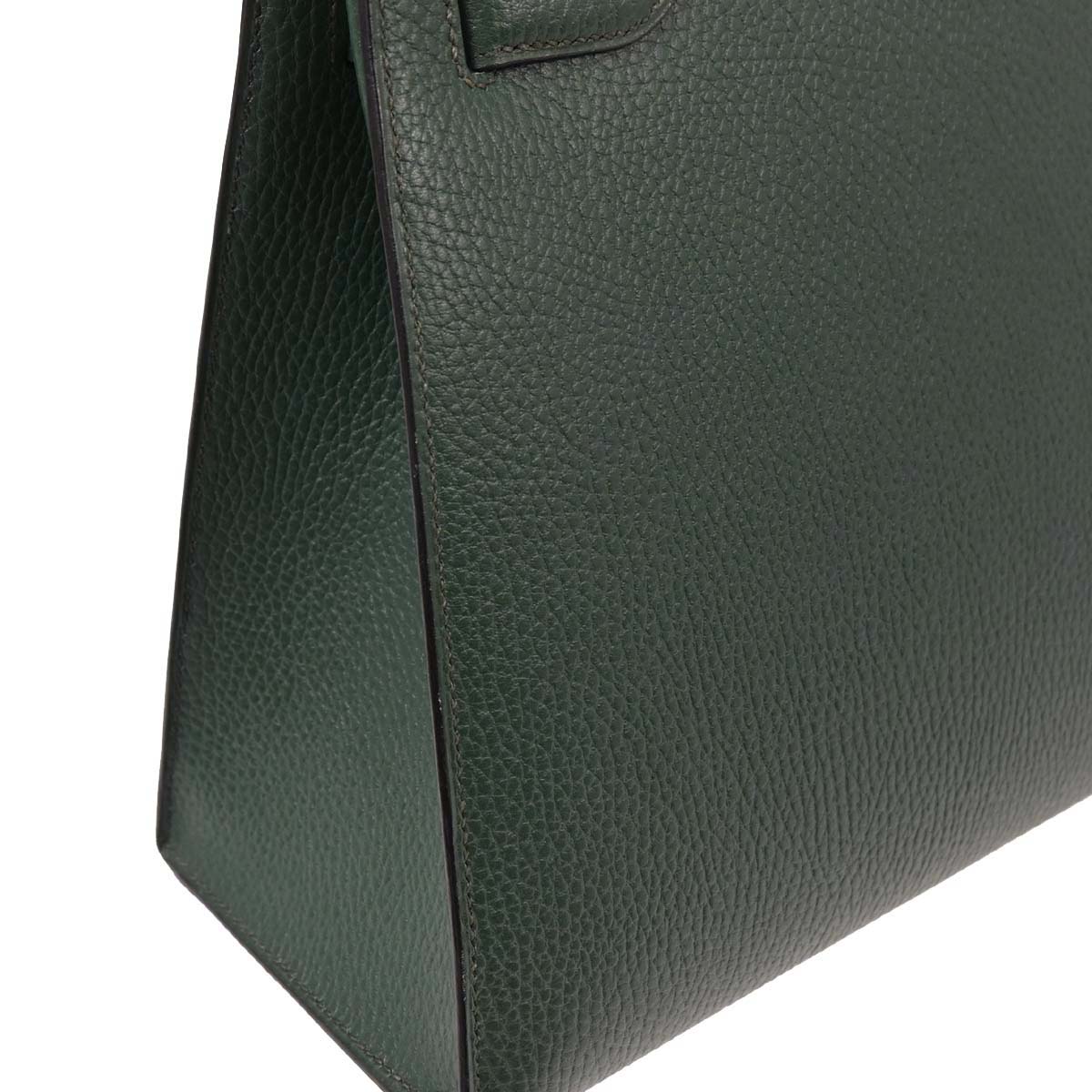 Hermes Vert Ardennes Kelly 32 Sellier Handbag