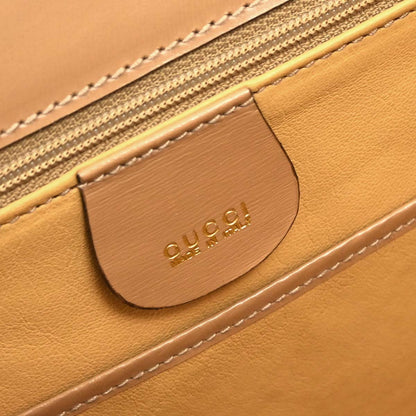 Gucci Beige Bamboo 2way Shoulder Handbag