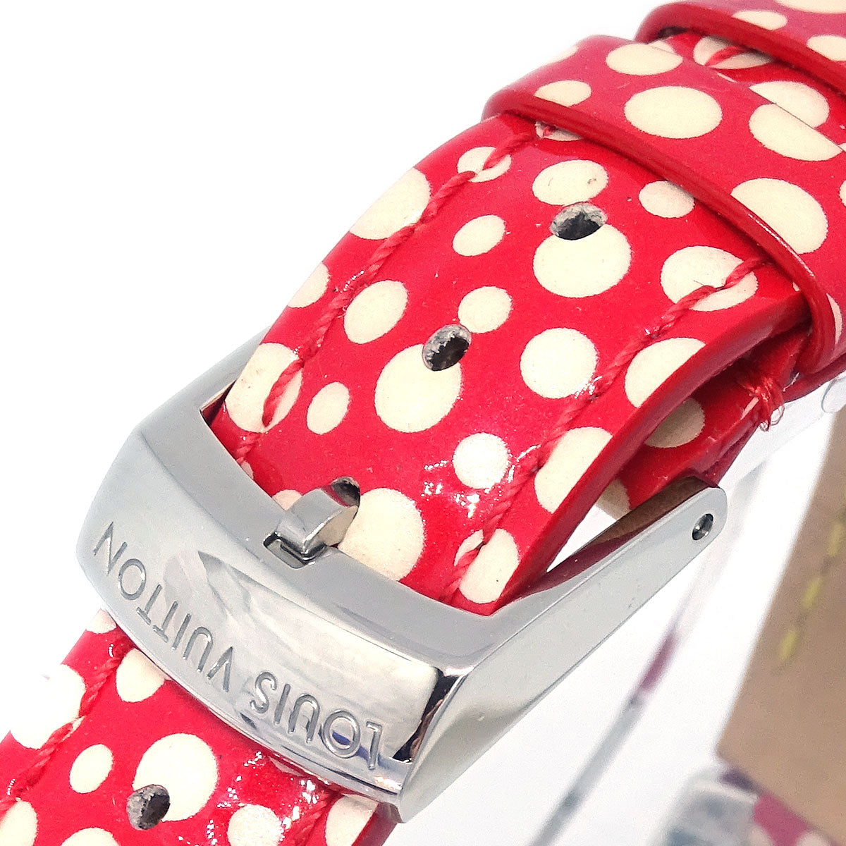 Louis Vuitton Q12M7 Tambour Yayoi Kusama Quartz Watch