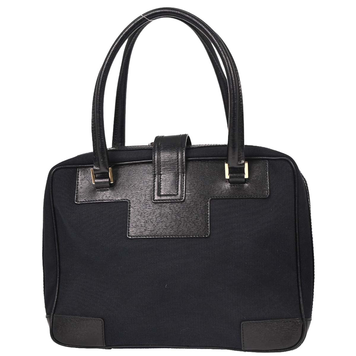 Gucci Black Canvas GG Handbag