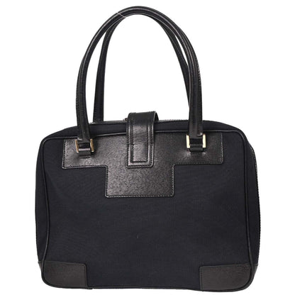 Gucci Black Canvas GG Handbag