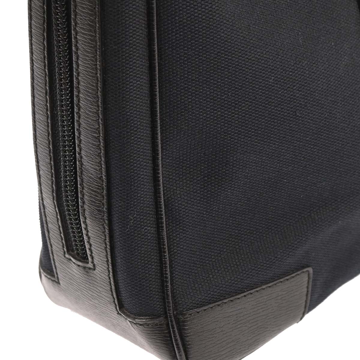 Gucci Black Canvas GG Handbag