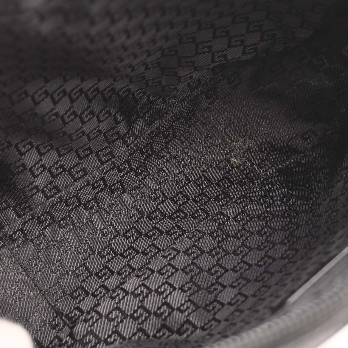 Gucci Black Canvas GG Handbag