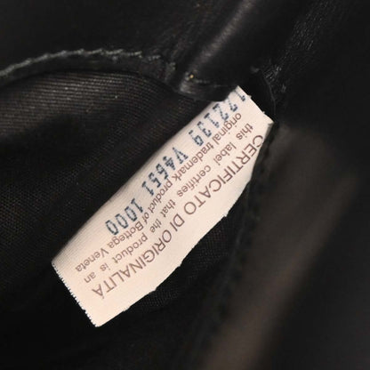 Bottega Veneta Black Intrecciato Business Handbag