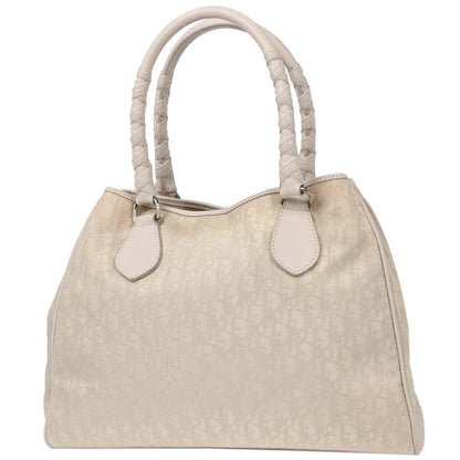 Christian Dior White Lovely Trotter Tote Bag