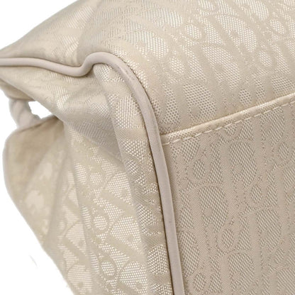 Christian Dior White Lovely Trotter Tote Bag