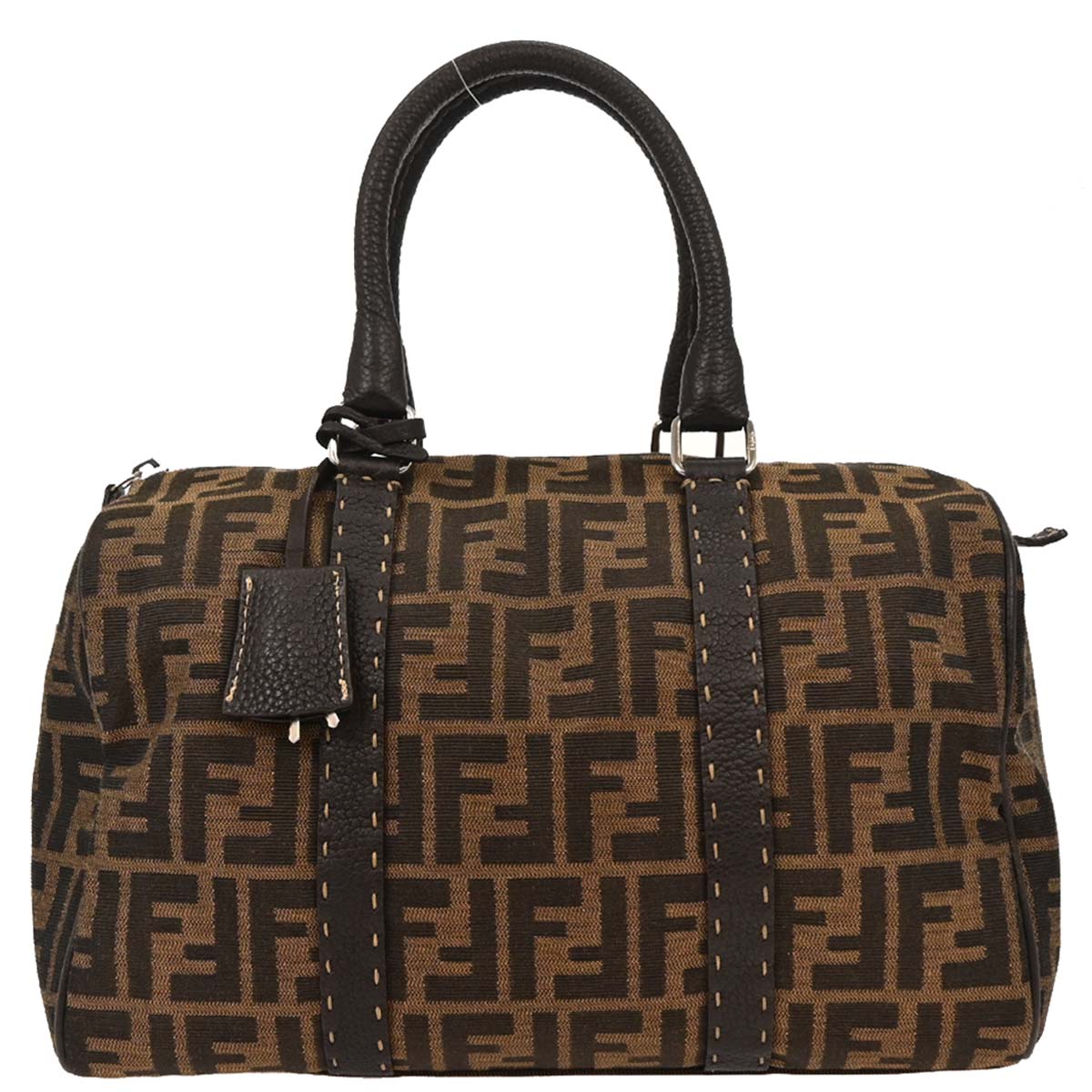 Fendi Brown Zucca Duffle Bag