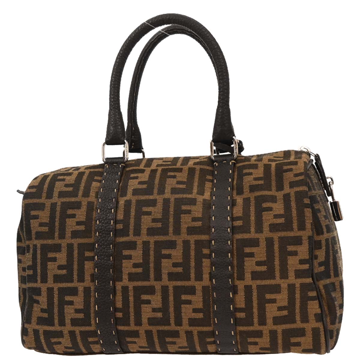 Fendi Brown Zucca Duffle Bag