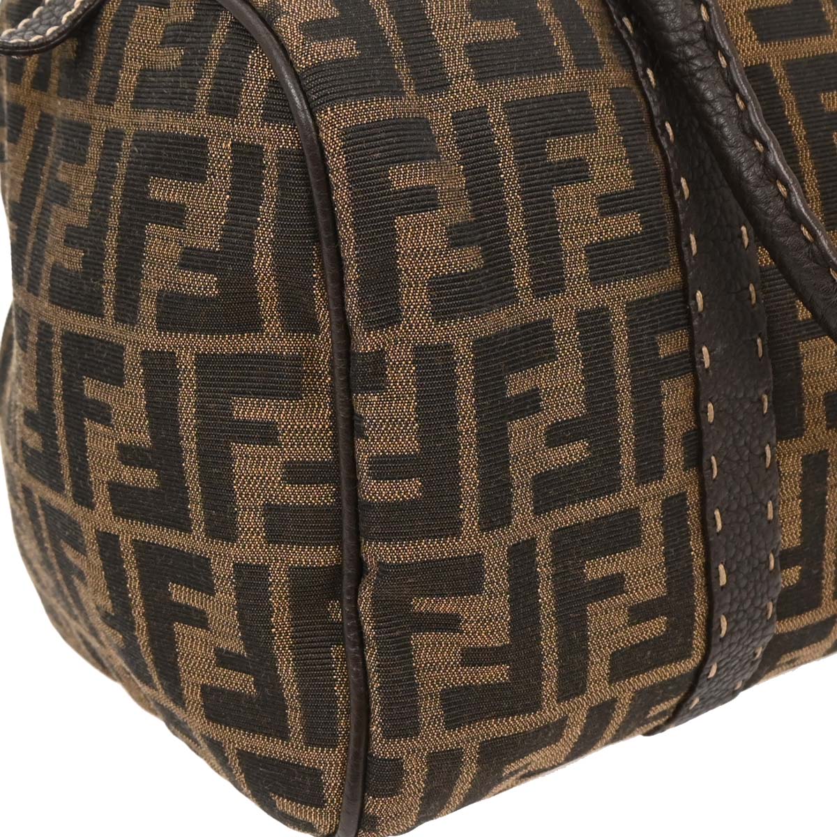 Fendi Brown Zucca Duffle Bag
