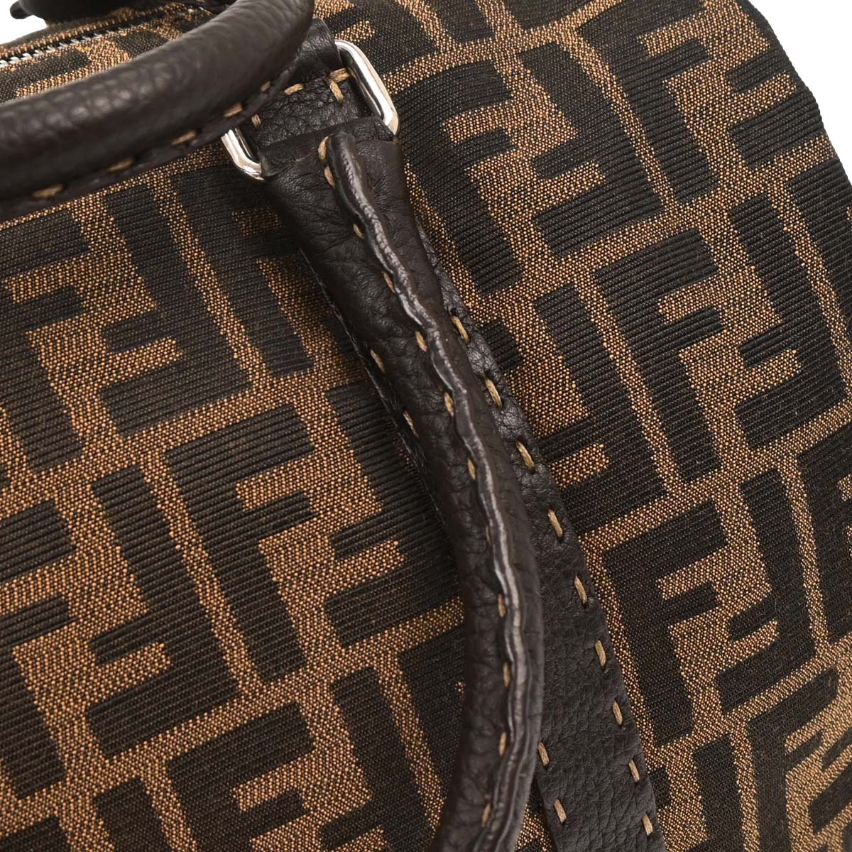 Fendi Brown Zucca Duffle Bag