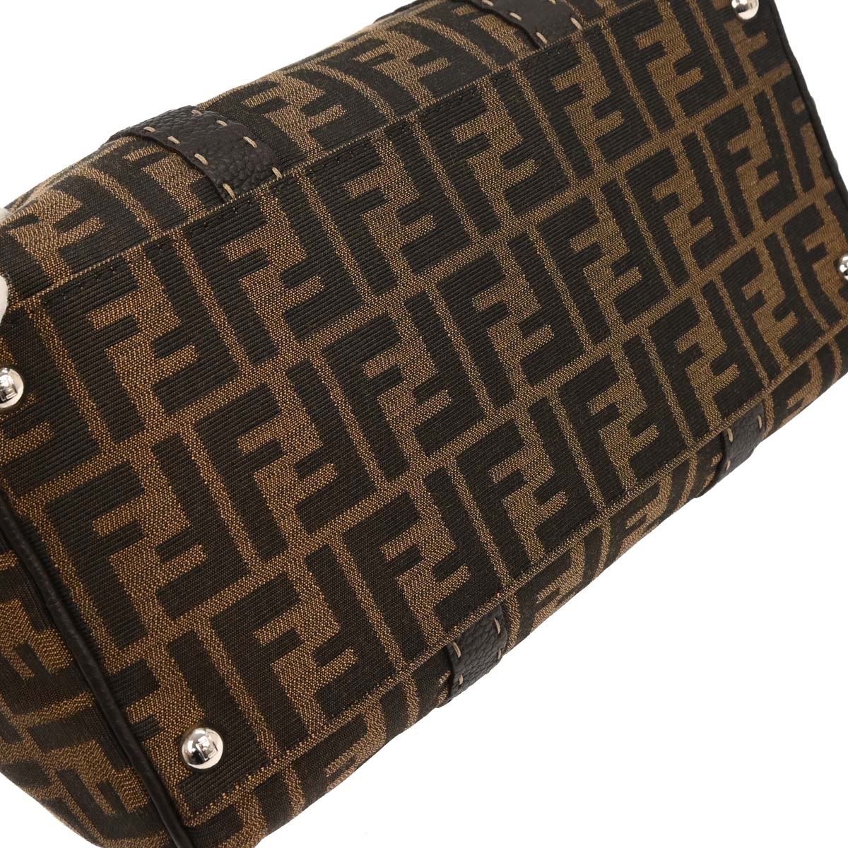 Fendi Brown Zucca Duffle Bag