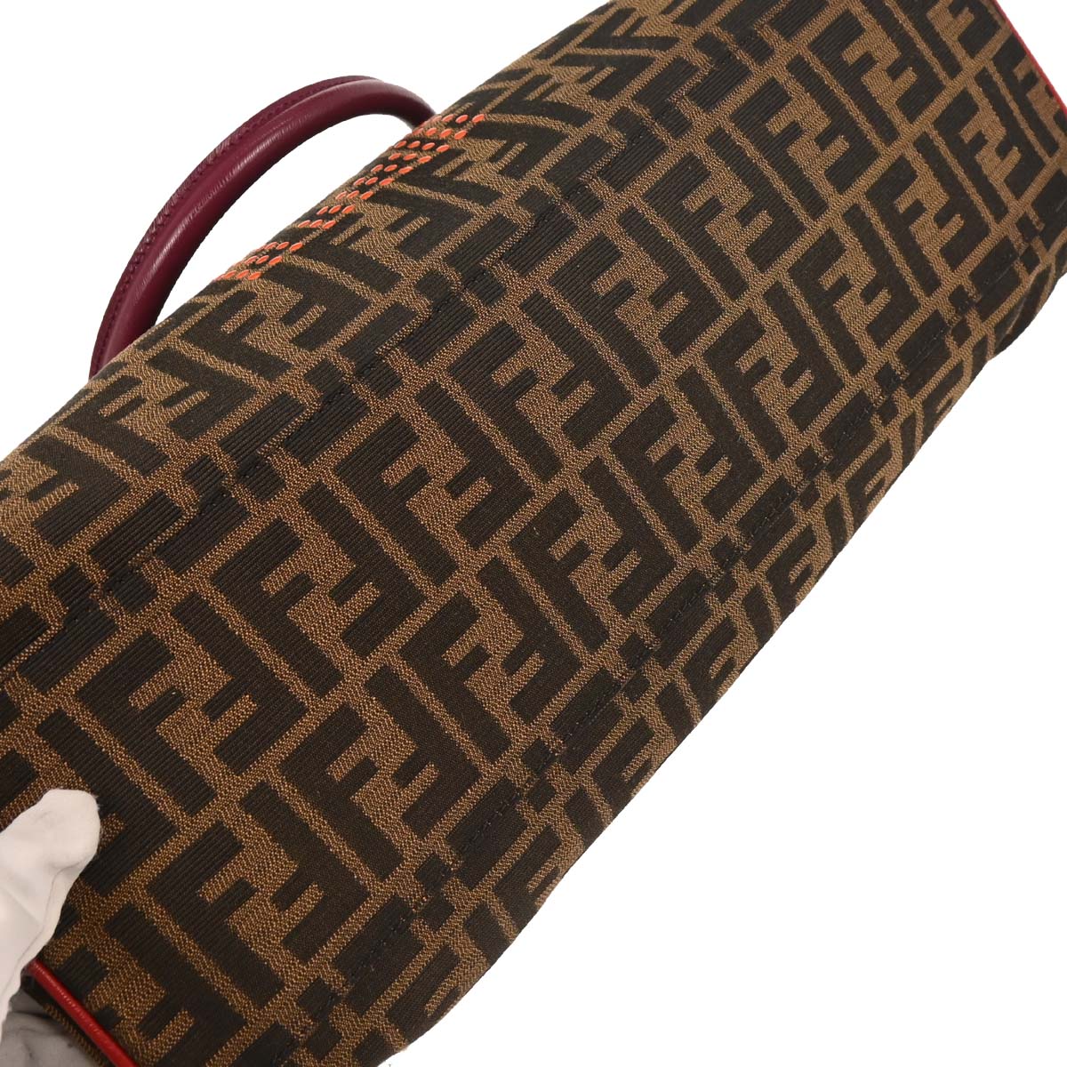 Fendi Brown Zucca Etnico Handbag