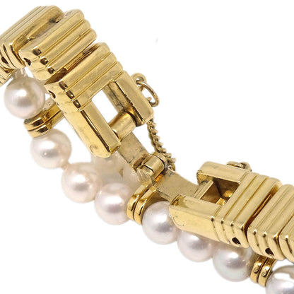 Mikimoto 4N20-0941 JAL Genuine Pearl Quartz Watch SS