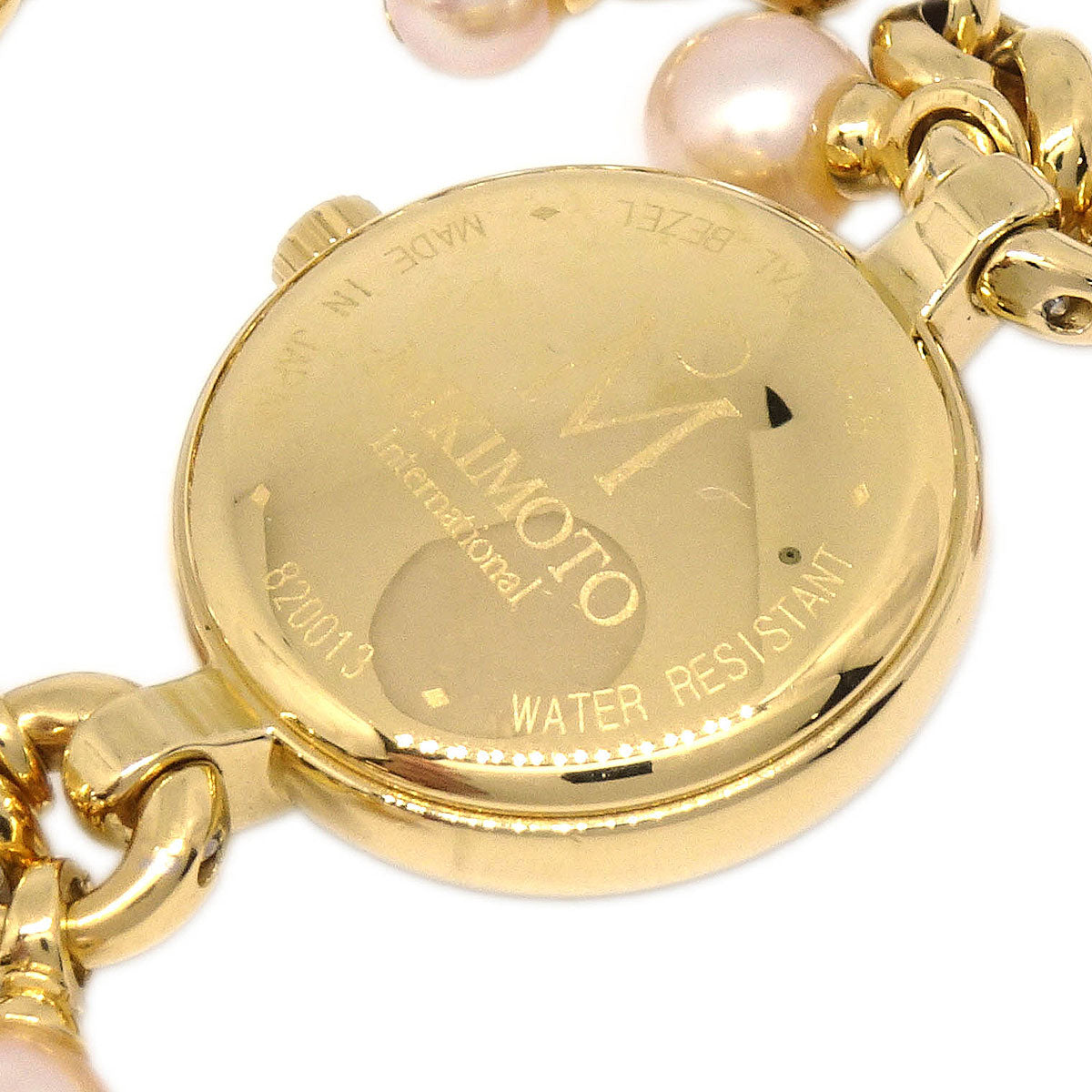Mikimoto Genuine Genuine Pearl Quartz Watch SS