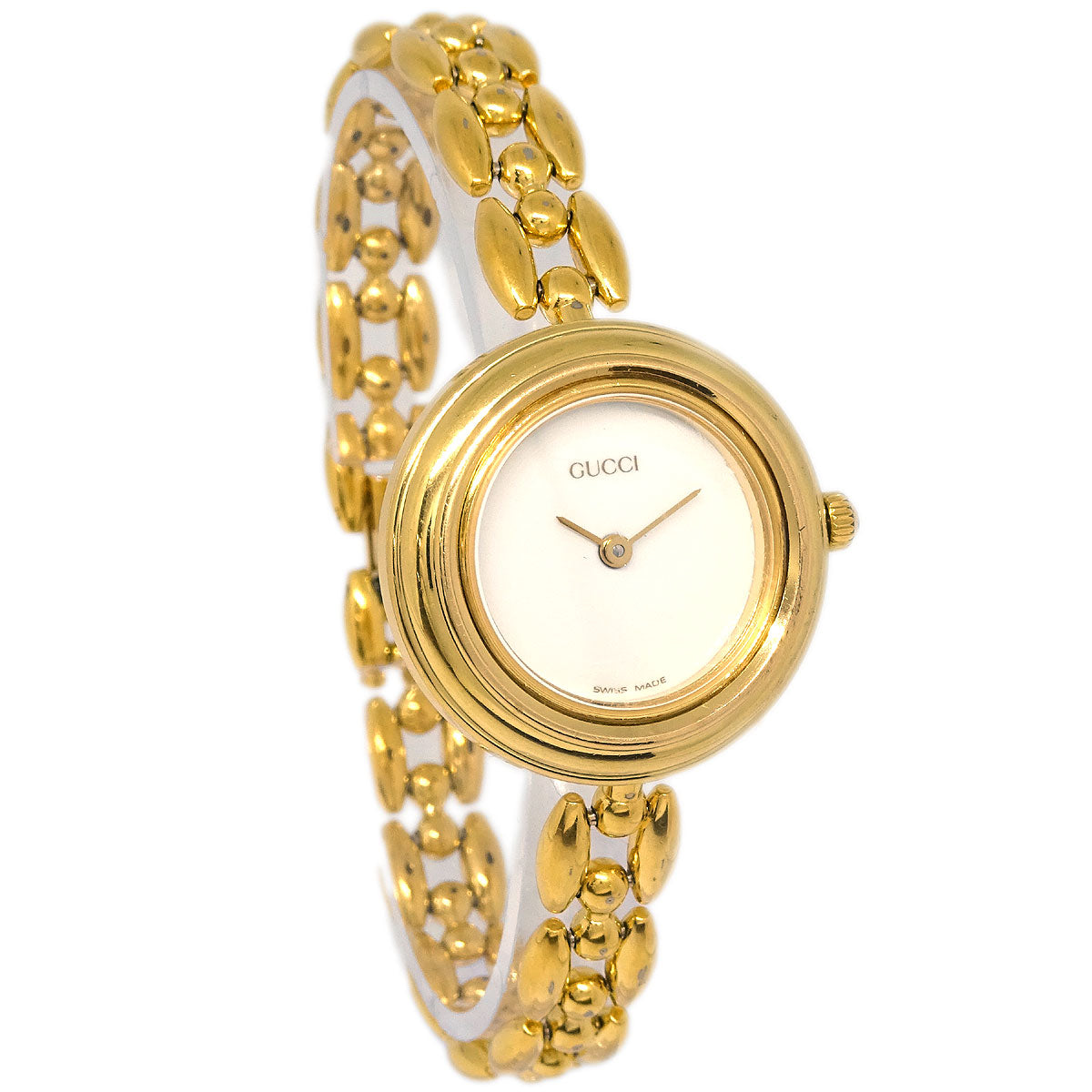 Gucci 11/12.2 Change Bezel Chameleon Quartz Watch SS