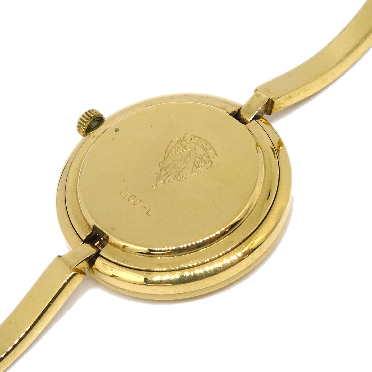 Gucci 1100-L Change Bezel Chameleon Quartz Watch SS