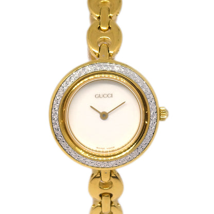 Gucci 11/12.2 Change Bezel Chameleon Quartz Watch SS