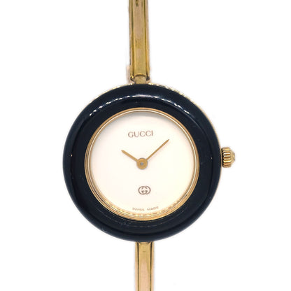 Gucci 11/12 Change Bezel Chameleon Quartz Watch SS